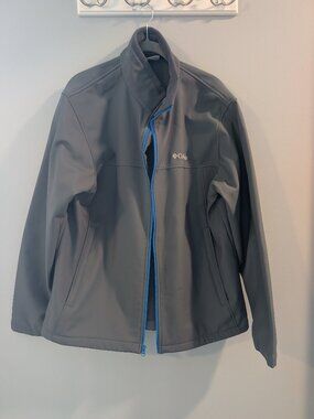 Columbia Soft Shell Jacket - Gray - Size L